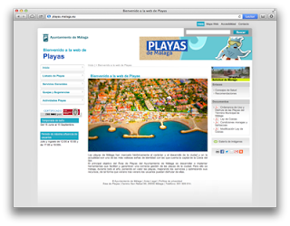 Web de Playas de Málaga