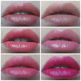 lipstick swatches