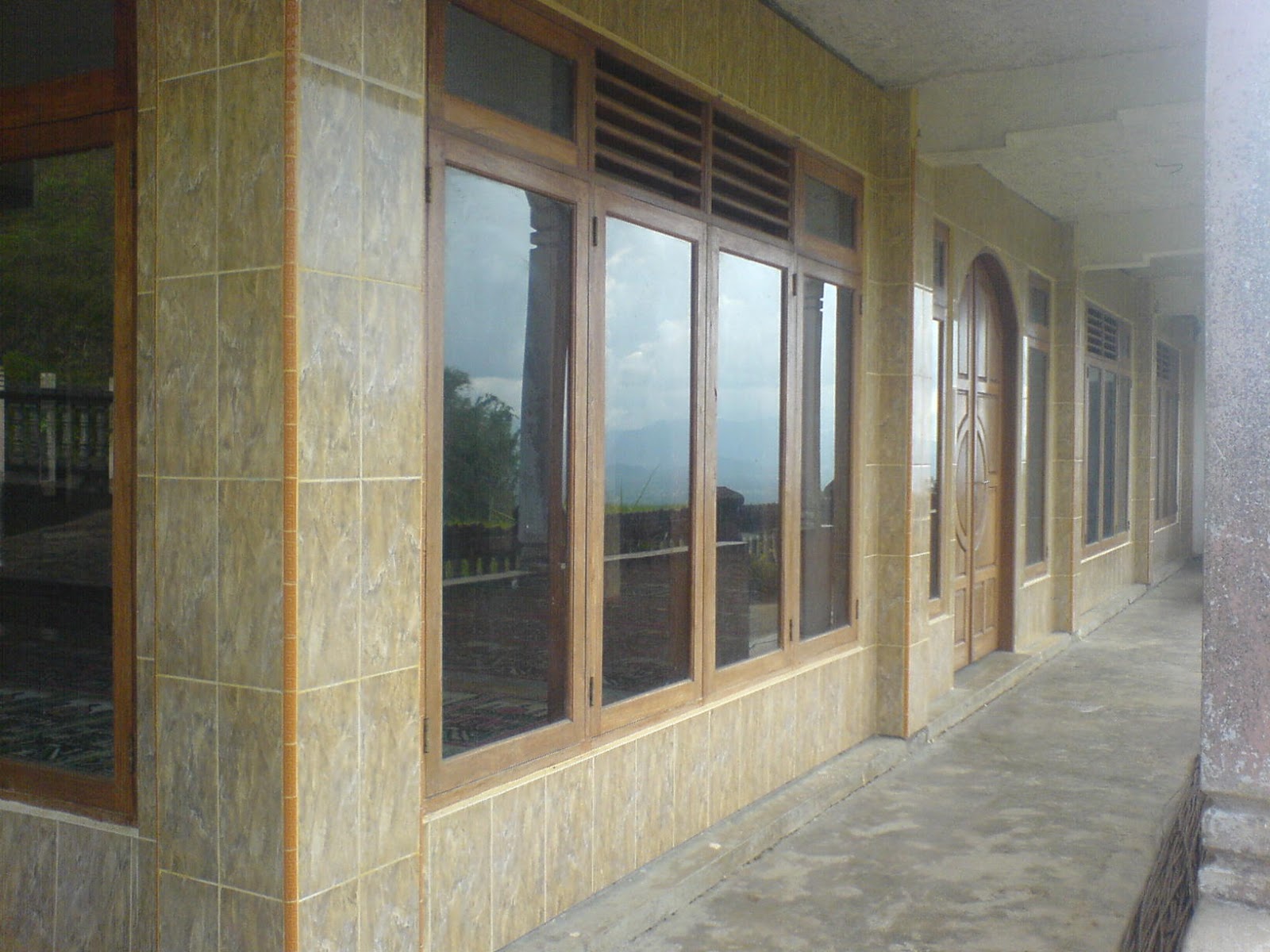 Surau Gadang Kapalo Baringin Canduang Dinding  Luar  Lantai 
