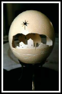 Egg shell art