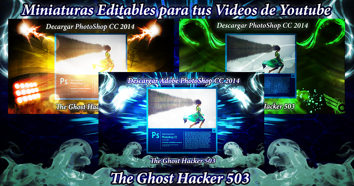 Descargar Miniaturas Editables para tus videos de Youtube 