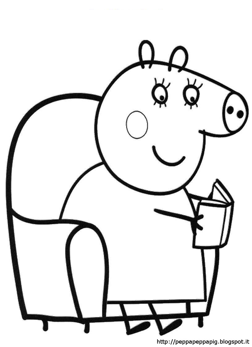 Il blog di Peppa Pig Disegni da colorare