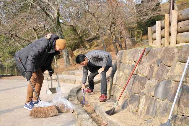 奈良公園清掃活動