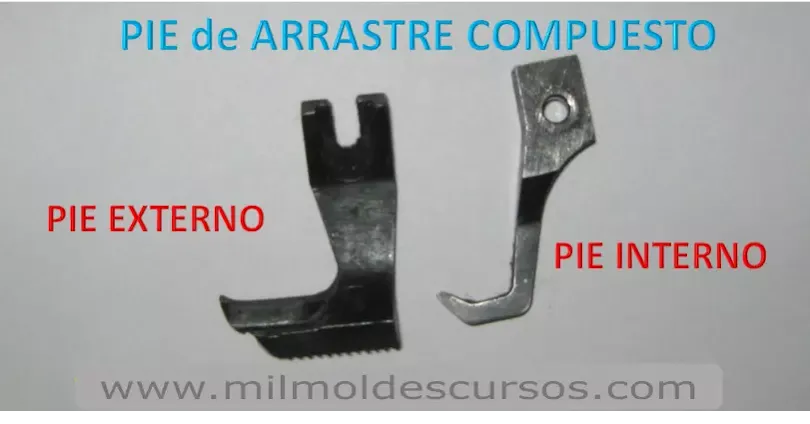 PIE DE ARRASTRE COMPUESTO