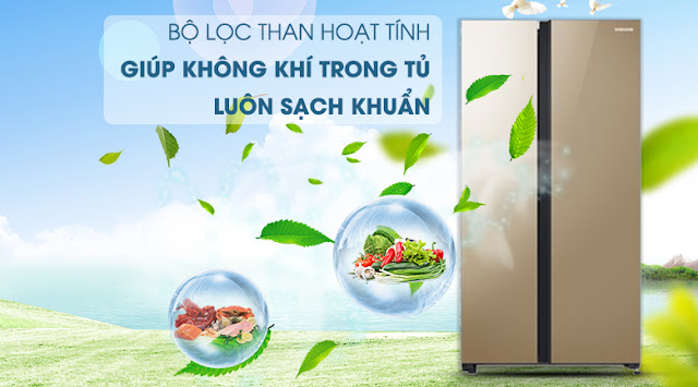 Tủ lạnh Samsung Inverter 647 lít RS62R50014G/SV 