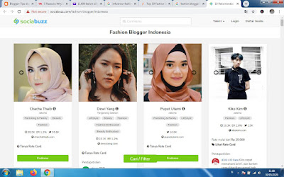 Influencer Instagram dengan endorse