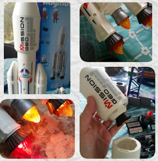 playmobil space center  rocket and module