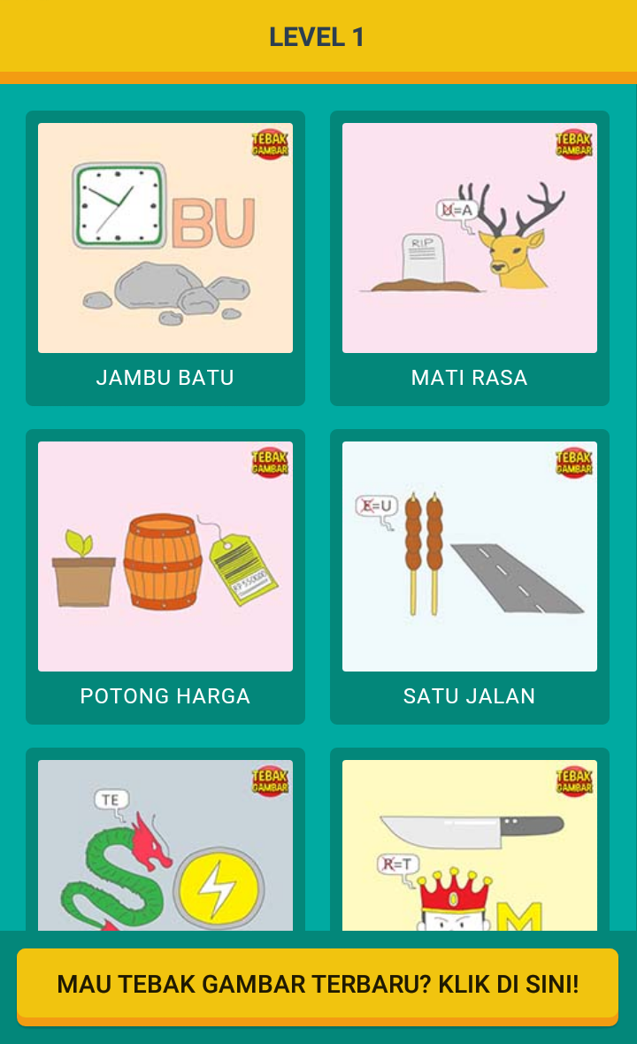 Iseng Bikin Aplikasi Kunci Jawaban Tebak Gambar