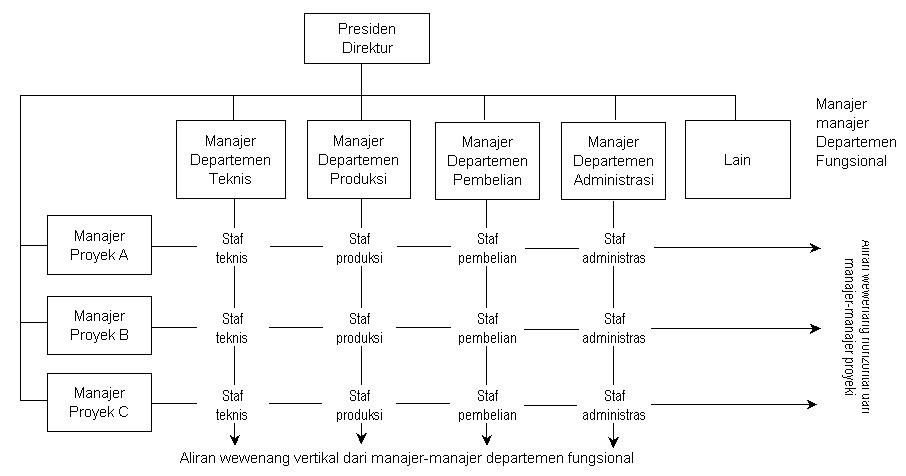 STRUKTUR ORGANISASI MATRIKS