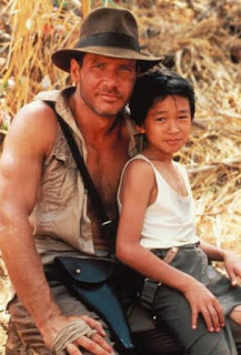 Harrison Ford and Ke Huy Quan Indiana Jones