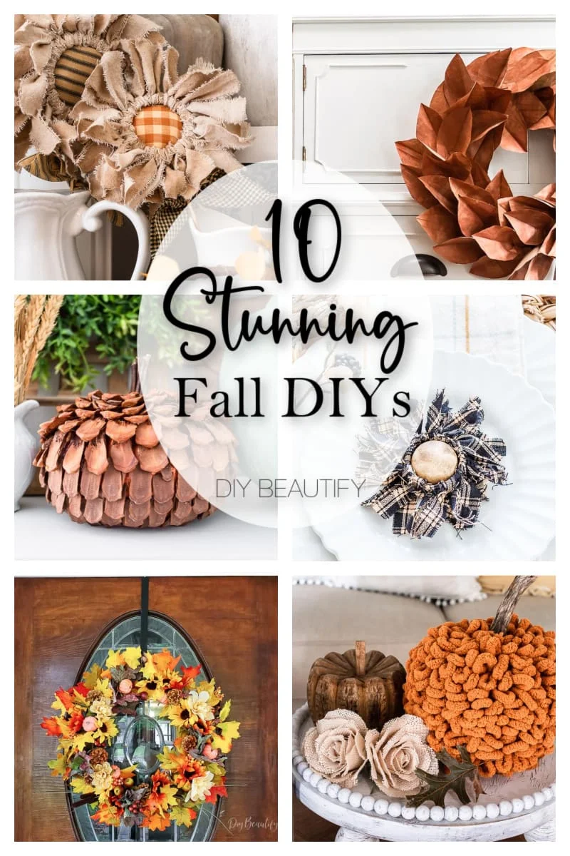 fall DIYs and crafts collage