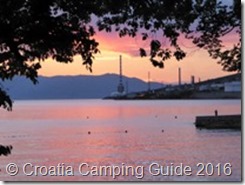 Croatia Camping Guide Ostro Sunset