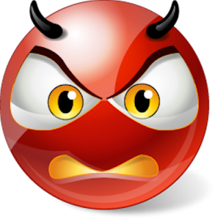 Angry Devil Smileys