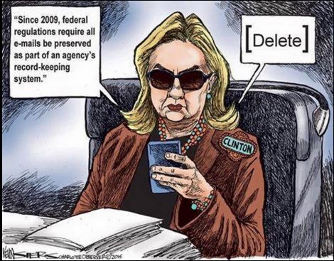 Hillary Clinton email "scandal".