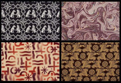 decorated paper samples