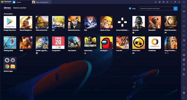 Bluestacks program