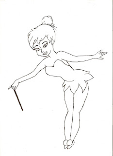 Dibujos de Tinkerbell para Pintar, parte 1