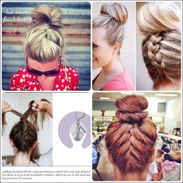 Hairstyles for Medium Length Hair Updo with Braid