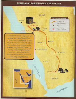 Perjalanan Pasukan Gajah ke Makkah