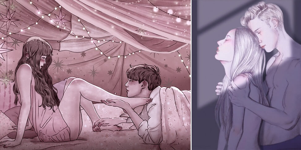 Beautiful Illustrations Depict The Mysterious, Yet Wonderful Feeling Of Falling In Love