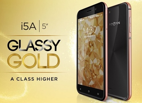 Harga HP Advan i5A Glassy Gold Tahun 2017 Lengkap Dengan Spesifikasi Sudah 4G LTE Harga Rp. 2 Jutaan