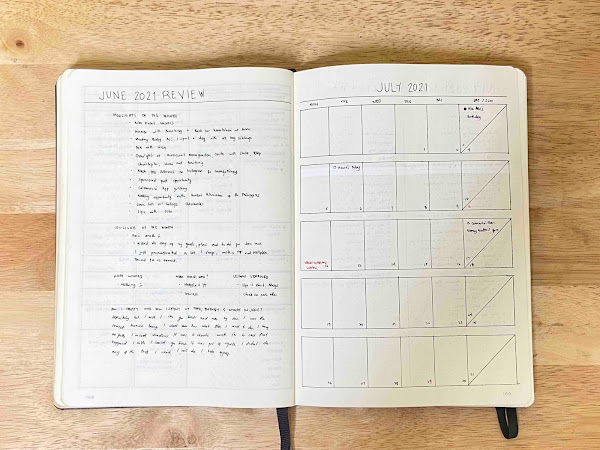 July 2021 Bullet Journal Set Up