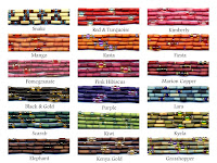 colors for single strand zulugrass jewelry