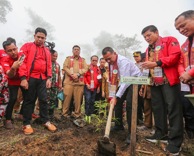 Tanam 10 Ribu Pohon di Togaraja, Samosir Akan Miliki Tempat Wisata Buah