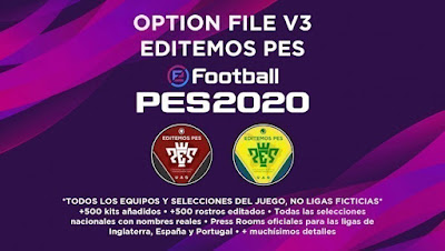 PES 2020 PS4 Editemos PES Option File V3 AIO