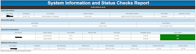 System Health 