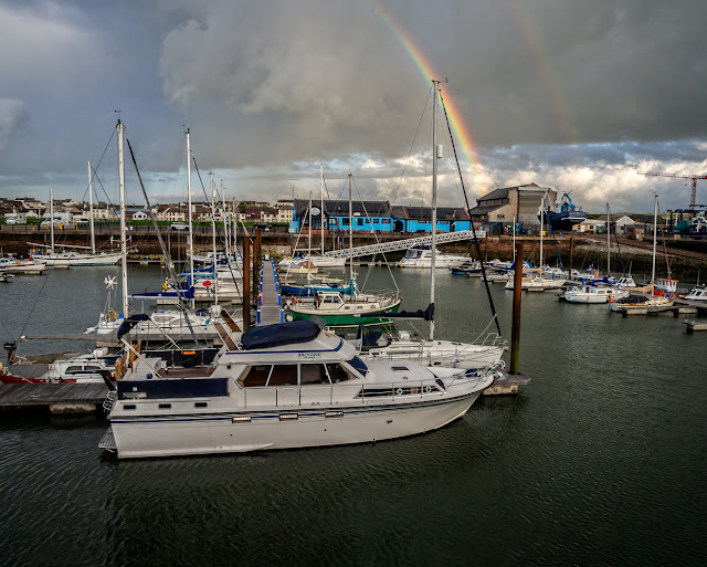 Photo of Ravensdale safely back at home in Maryport Marina, Cumbria, UK