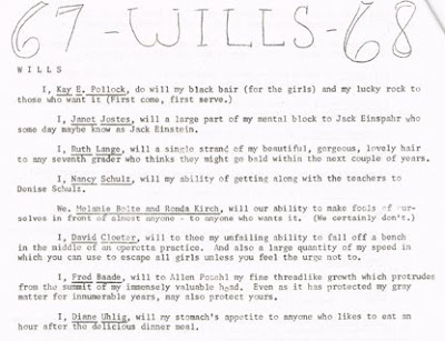 Page 8 (top half) of the May 1968 issue of Hi Lights, the student newspaper of St John Elementary School in Seward, Nebraska. The image was scanned from a paper copy belonging to Steve Sylwester.