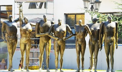 Oviedo, escultura Cabeza de manifestación