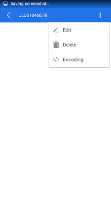 How to Edit "ULUS10466.ini" File on Android