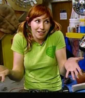 The woman to the left is Kari Byron If you're a Discovery Channel watcher