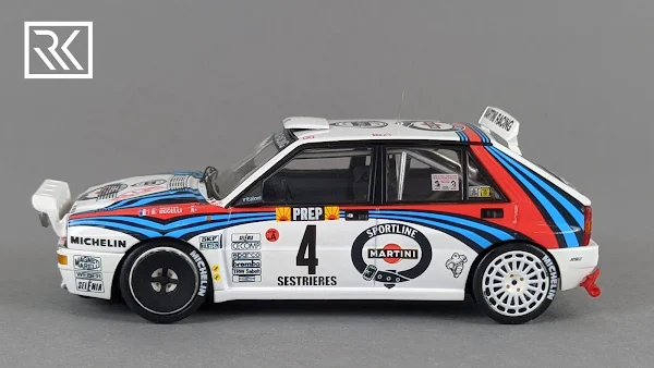 Zdjęcie modelu 1:43 HPI Racing Lancia Delta HF Integrale Evoluzione, Didier Auriol / Bernard Occeli, Winner Rallye Monte-Carlo 1992