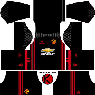  Get the new kits Manchester United seasons  Baru!!! Manchester United Kits 2016/2017 - Dream League Soccer 2017 & FTS15