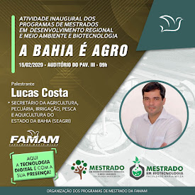 Mestrado em Desenvolvimento Regional e Meio Ambiente 15.02.2020