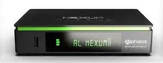 Receptor Alphasat Nexum, Alphasat Nexum Ultra HD, atualização alphasat nexum, alphasat nexum atualização, ultima atualização alphasat nexum,