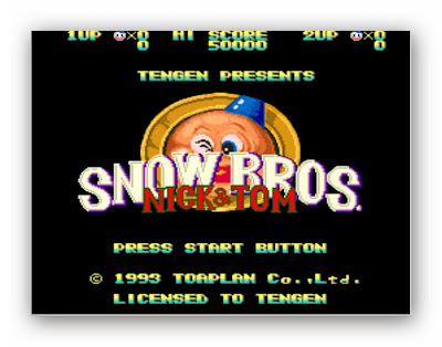 Snow Bros Nick & Tom Atari Oyunu (Nostalji)