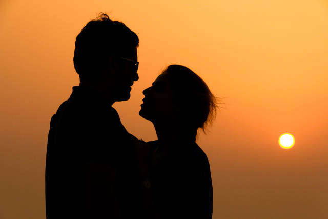 couple on the beach