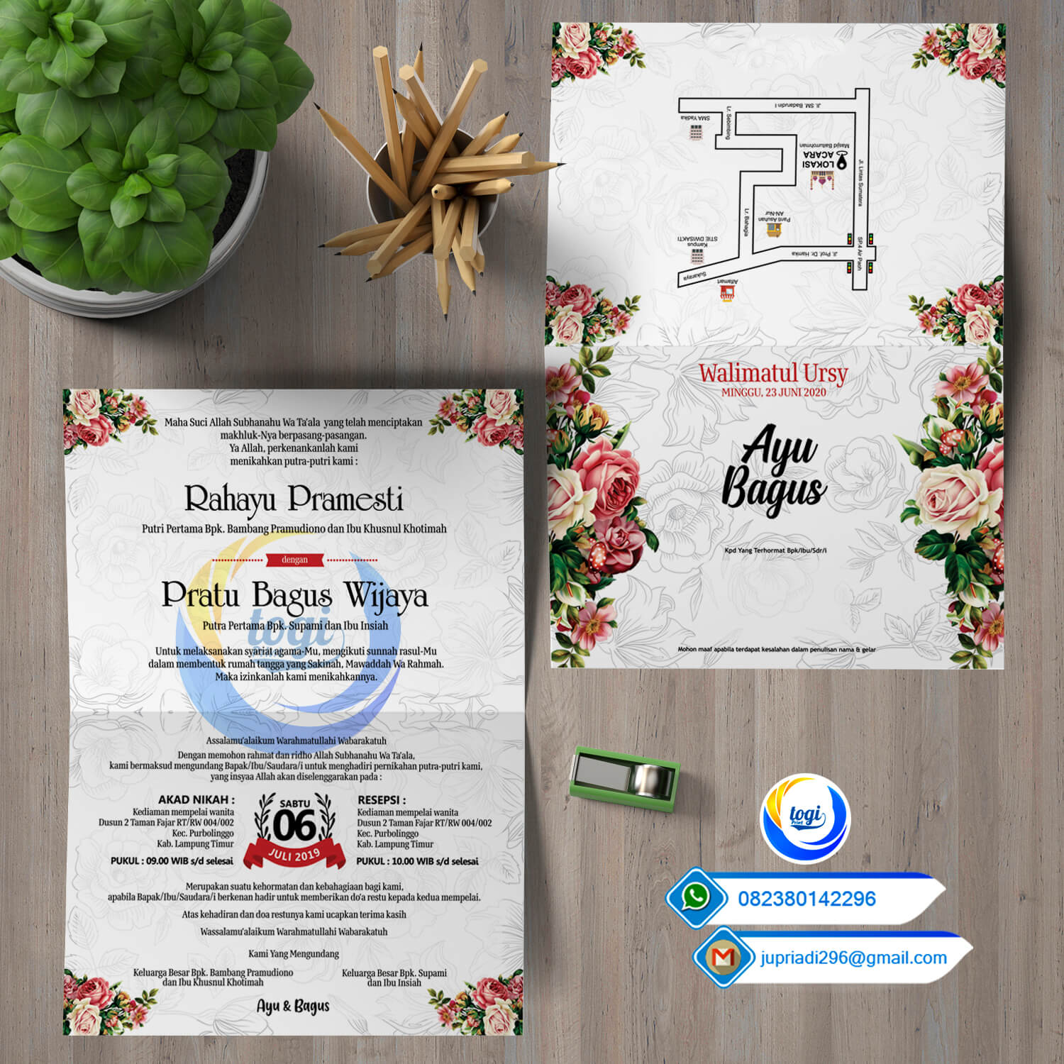  Download  Template Desain  Undangan  Pernikahan Custome 