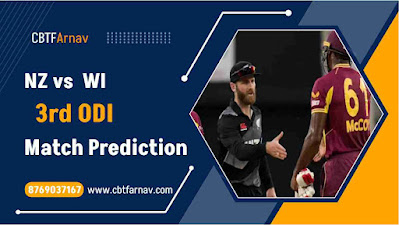 NZ vs WI 3rd ODI Today Match Prediction 100% Sure