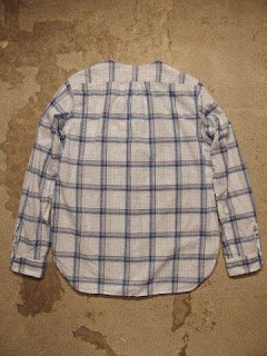 FWK by Engineered Garments "Irving Shirt in Lt.Blue/White Windowpane"