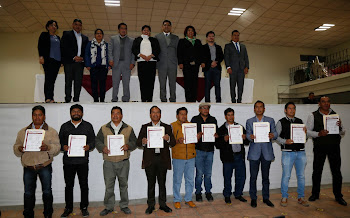 COMISIÓN TRANSITORIA DE PLEBISCITOS ENTREGA CONSTANCIAS DE MAYORÍA A PRESIDENTES AUXILIARES E INSPECTORES ELECTOS