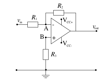 inverting op amp picture