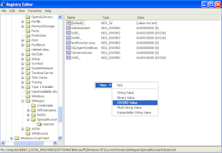 Show Administrator on Welcome Screen