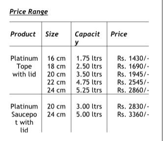 Vinod Cookware launches second set of ‘Platinum Series’ exclusive to the festive season