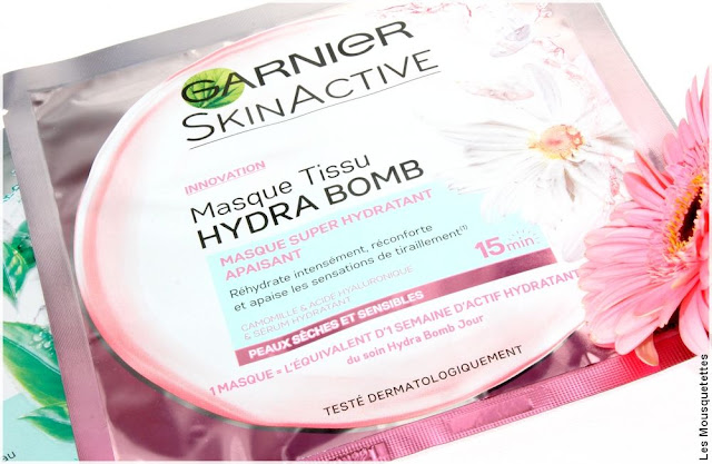 Skin Active Garnier Hydra Bomb masque apaisant - Blog beauté