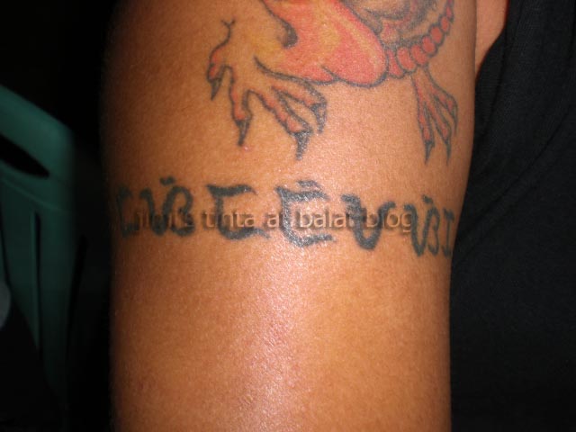 alibata tattoo. Dragon Tattoo and Alibata